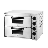 BakerMax Compact Countertop Double Deck Electric Pizza Oven - EP-2T