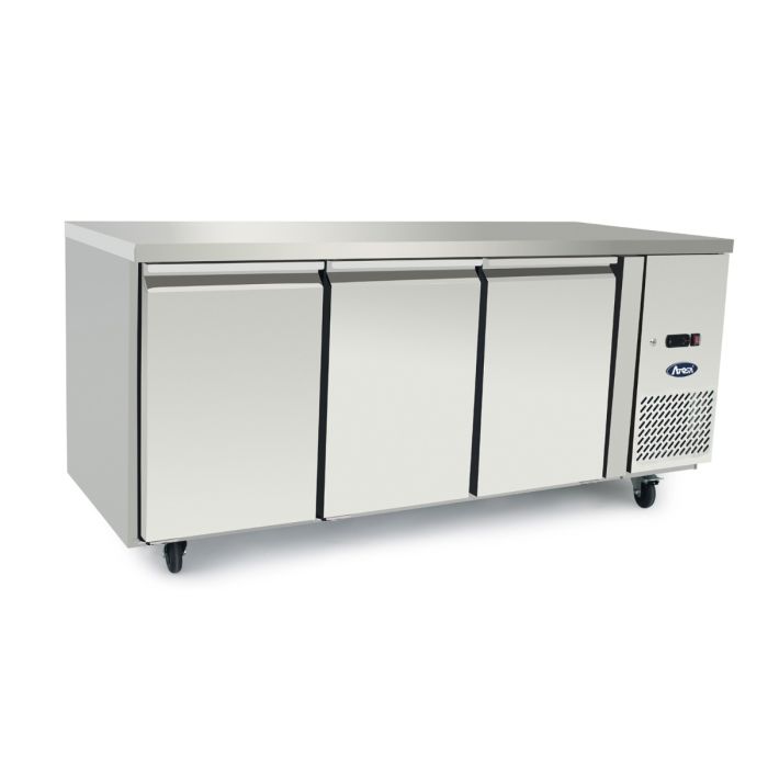 Underbench Three Door Freezer Table 1795mm EPF3472