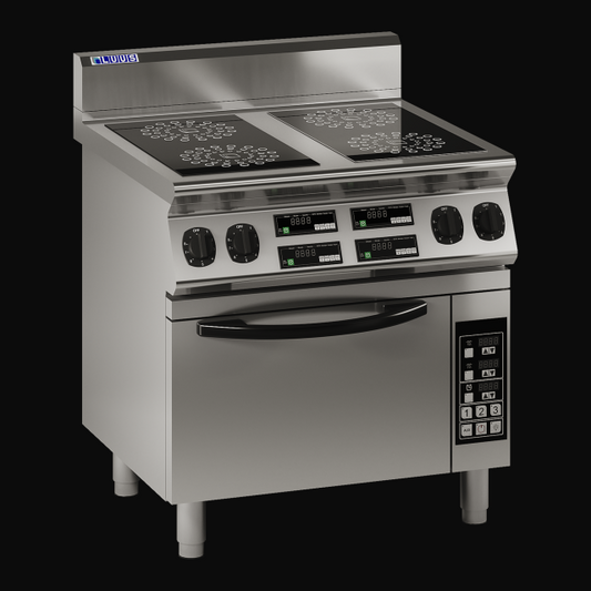 ER7-4B 4 Burner Induction Cooktop with Oven