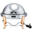 Ex-Showroom: Round Chafing Dish with Gilt Legs - KGTCS6803