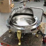 Ex-Showroom: Round Chafing Dish with Gilt Legs - KGTCS6803