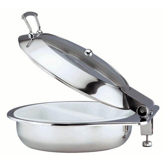 Ex-Showroom: Round Chafing Dish with Steel Lid - KGD105G