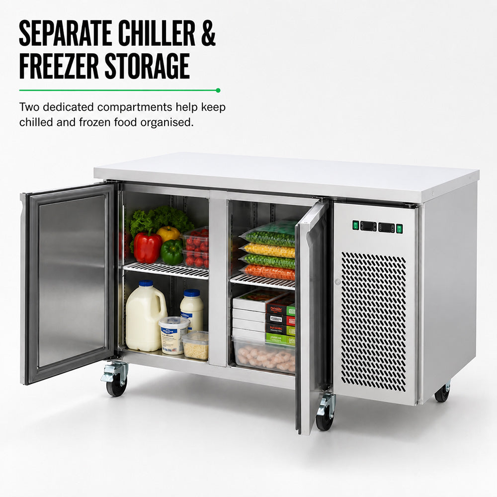 Thermaster Dual-Temperature GN Counter Refrigerator – GN2100DT
