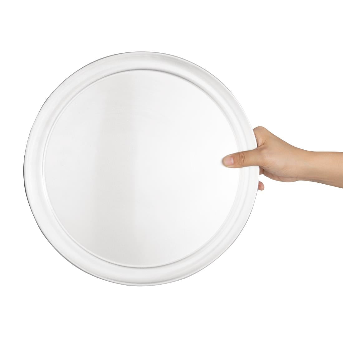 Vogue Pizza Tray Wide Rim Aluminum - 305mm 12"