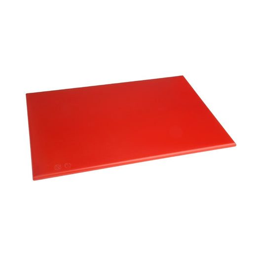 EDLP - Hygiplas Anti-bacterial High Density Chopping Board Red - 18x12x1/2"