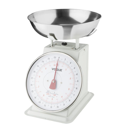 Vogue Kitchen Scale Bowl Top 10kg/22lbs - Grad. 50g/1oz