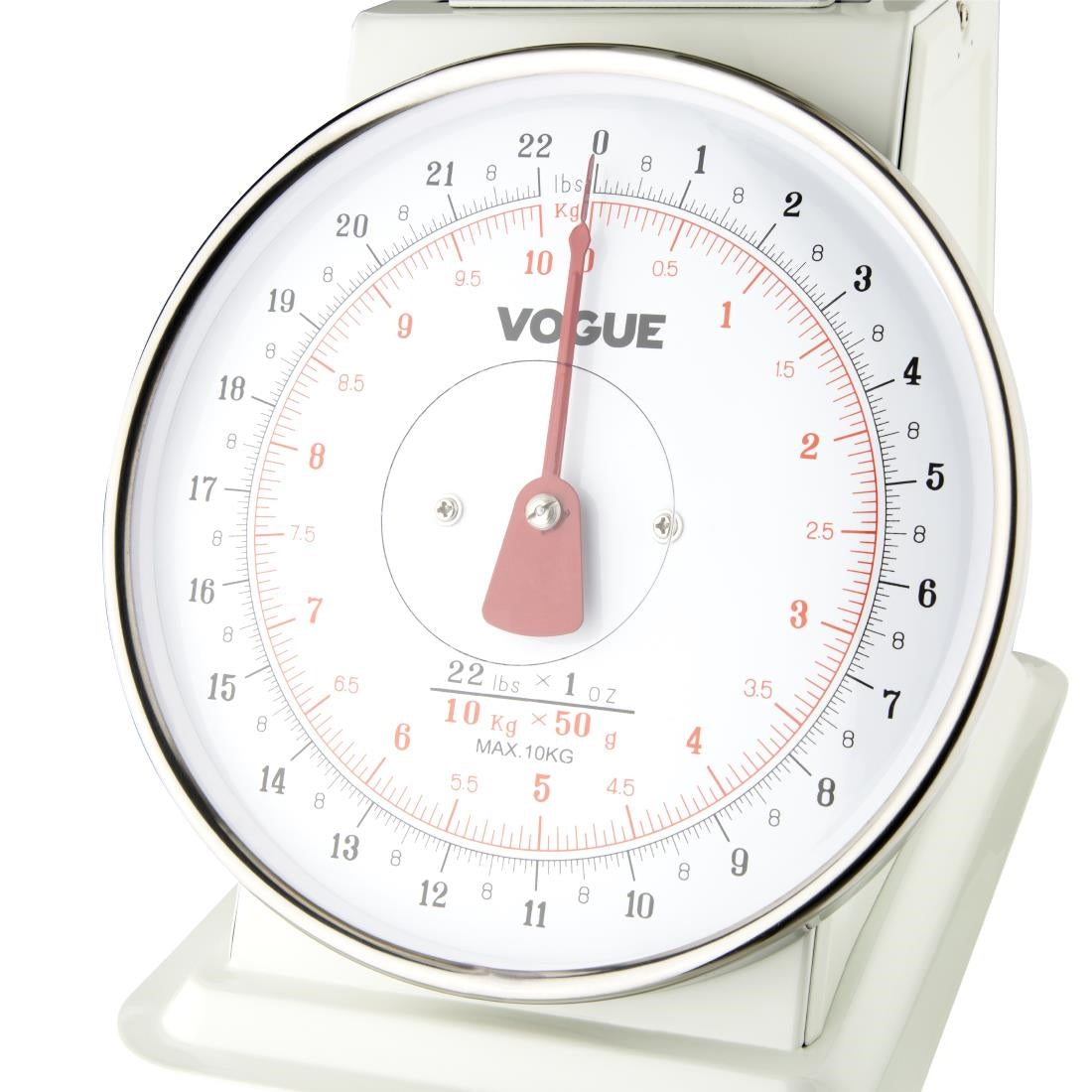 Vogue Kitchen Scale Bowl Top 10kg/22lbs - Grad. 50g/1oz