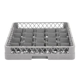 Vogue Glass Rack Grey - 100x500x500mm (25 Compartments)