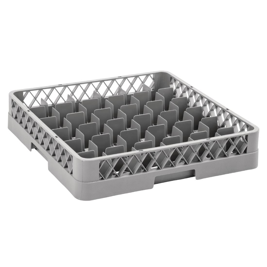 Vogue Glass Rack Grey - 100x500x500mm (36 Compartments)