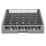 Vogue Glass Rack Grey - 100x500x500mm (36 Compartments)