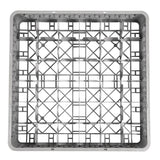 Vogue Glass Rack Grey - 100x500x500mm (36 Compartments)