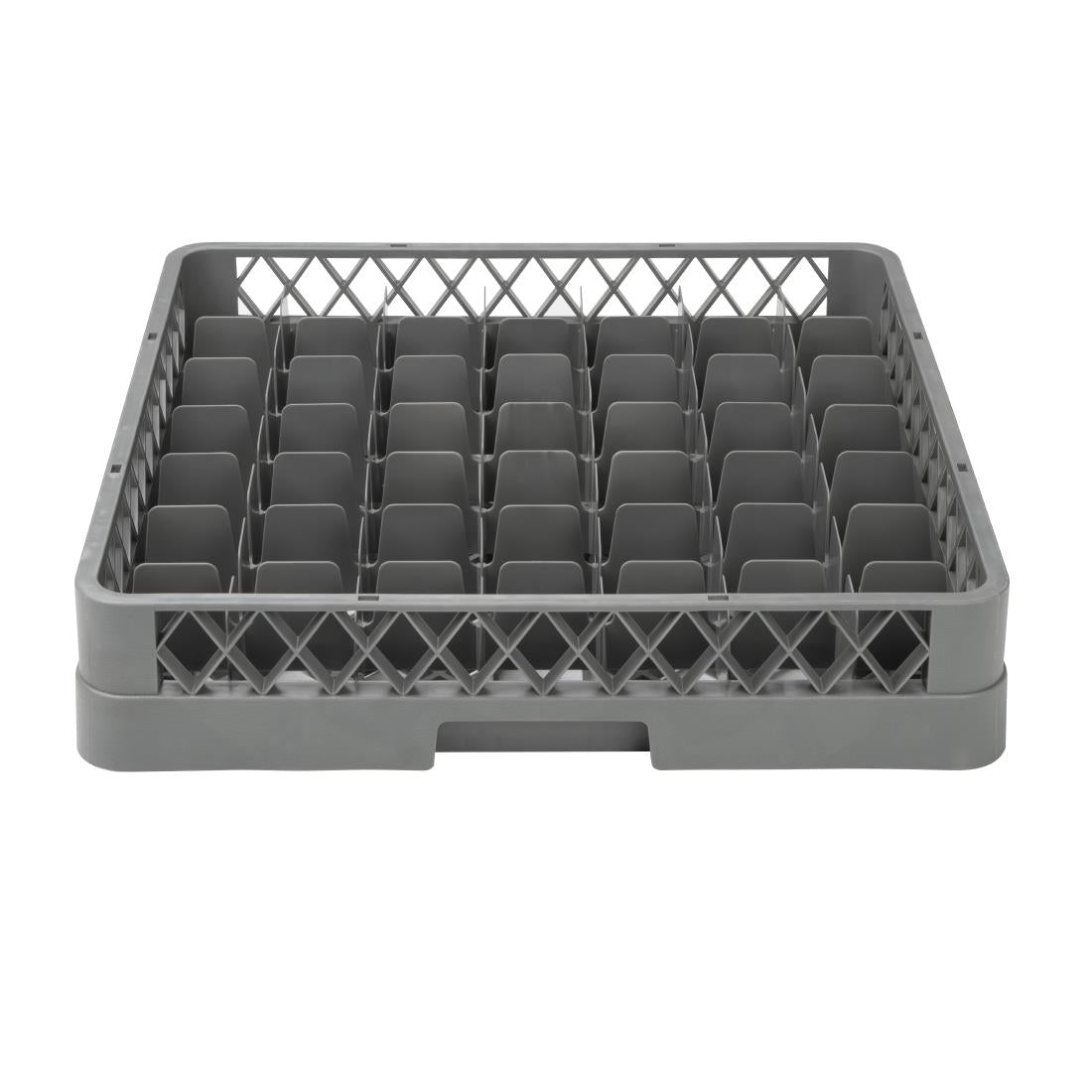 Vogue Glass Rack Grey - 100x500x500mm (49 Compartments)