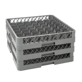 Vogue Glass Rack Grey - 100x500x500mm (49 Compartments)