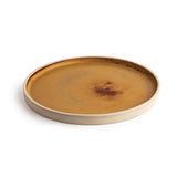 Olympia Canvas Flat Round Plate Sienna Rust - 250mm 9 7/8" (Box 6)