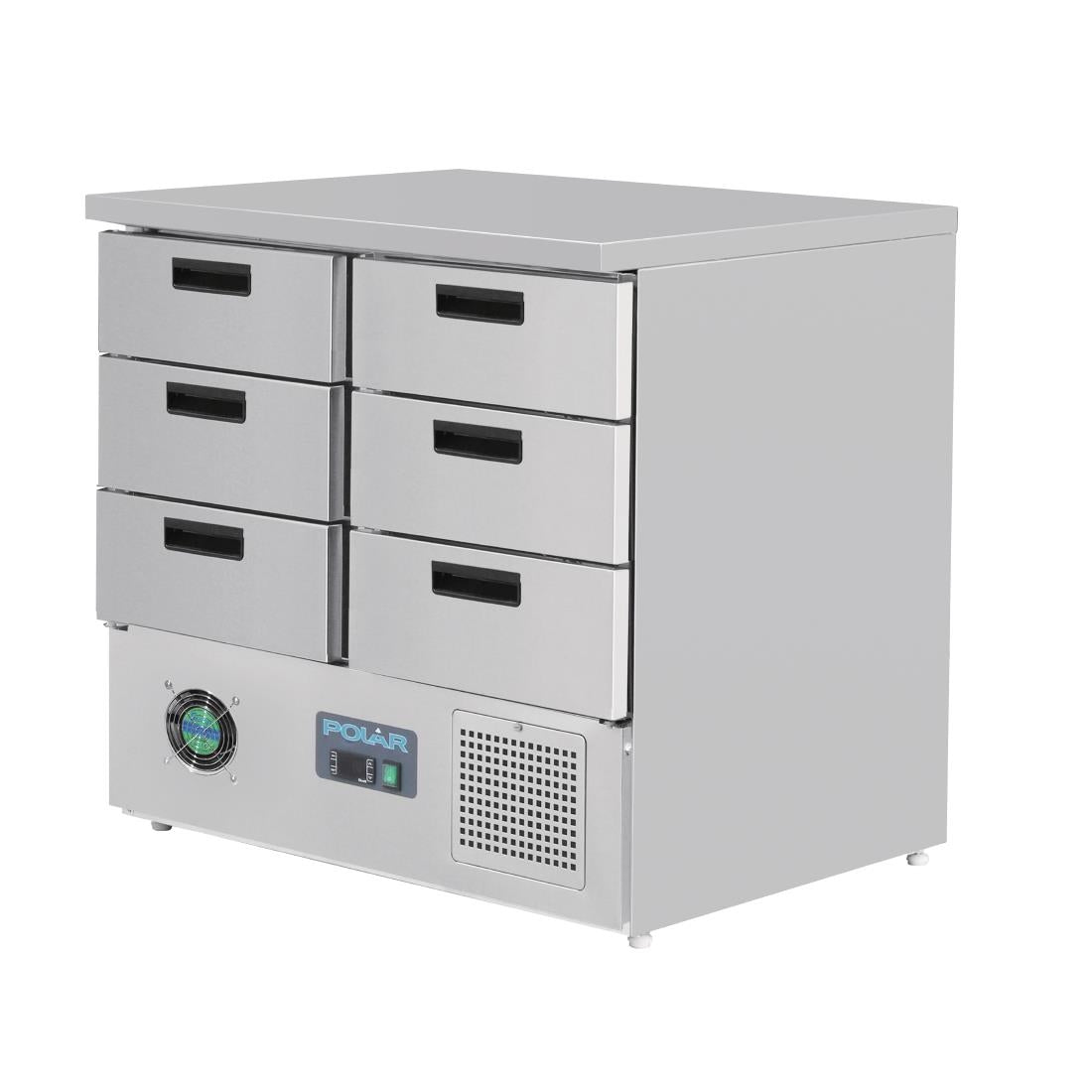 Polar G-Series Refrigerated Counter with 6 Drawers