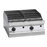 Ex-Showroom: Fagor 700 Series Gas Charcoal 2 Grid Grill BG7-10-QLD7