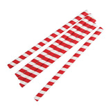 Fiesta Compostable Smoothie Paper Straw Red Stripe - 210mm 10mm (Pack 250)