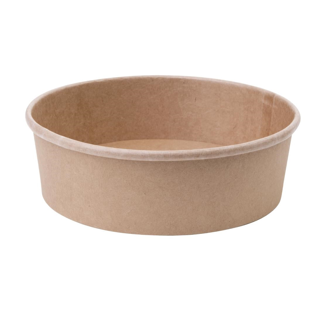 Fiesta Compostable Round Kraft Salad Bowl - 500ml 18oz (Pack 300)