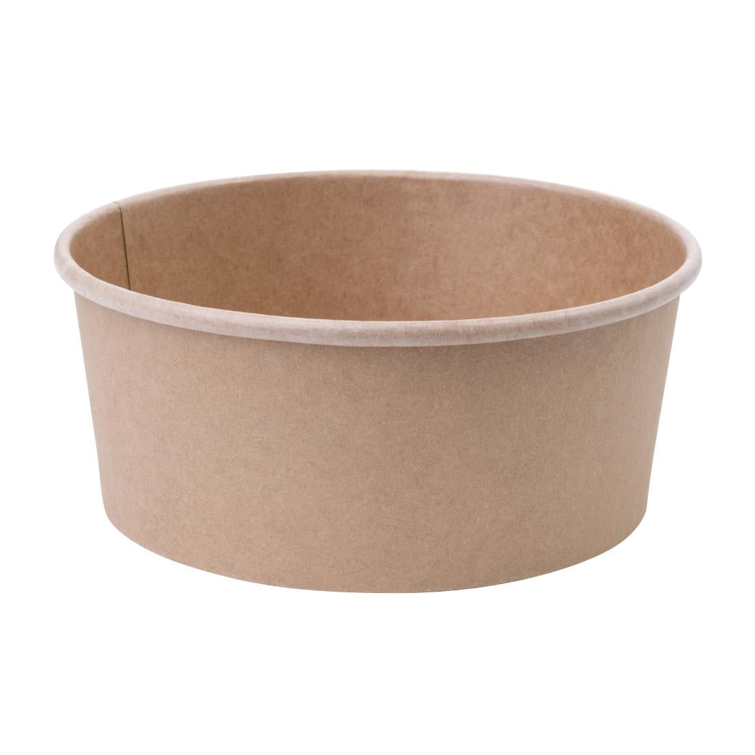 Fiesta Compostable Round Kraft Salad Bowl - 750ml 26oz (Pack 300)