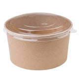 Fiesta Compostable Round Kraft Salad Bowl - 1000ml 35oz (Pack 300)