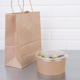 Fiesta Compostable Round Kraft Salad Bowl - 1000ml 35oz (Pack 300)