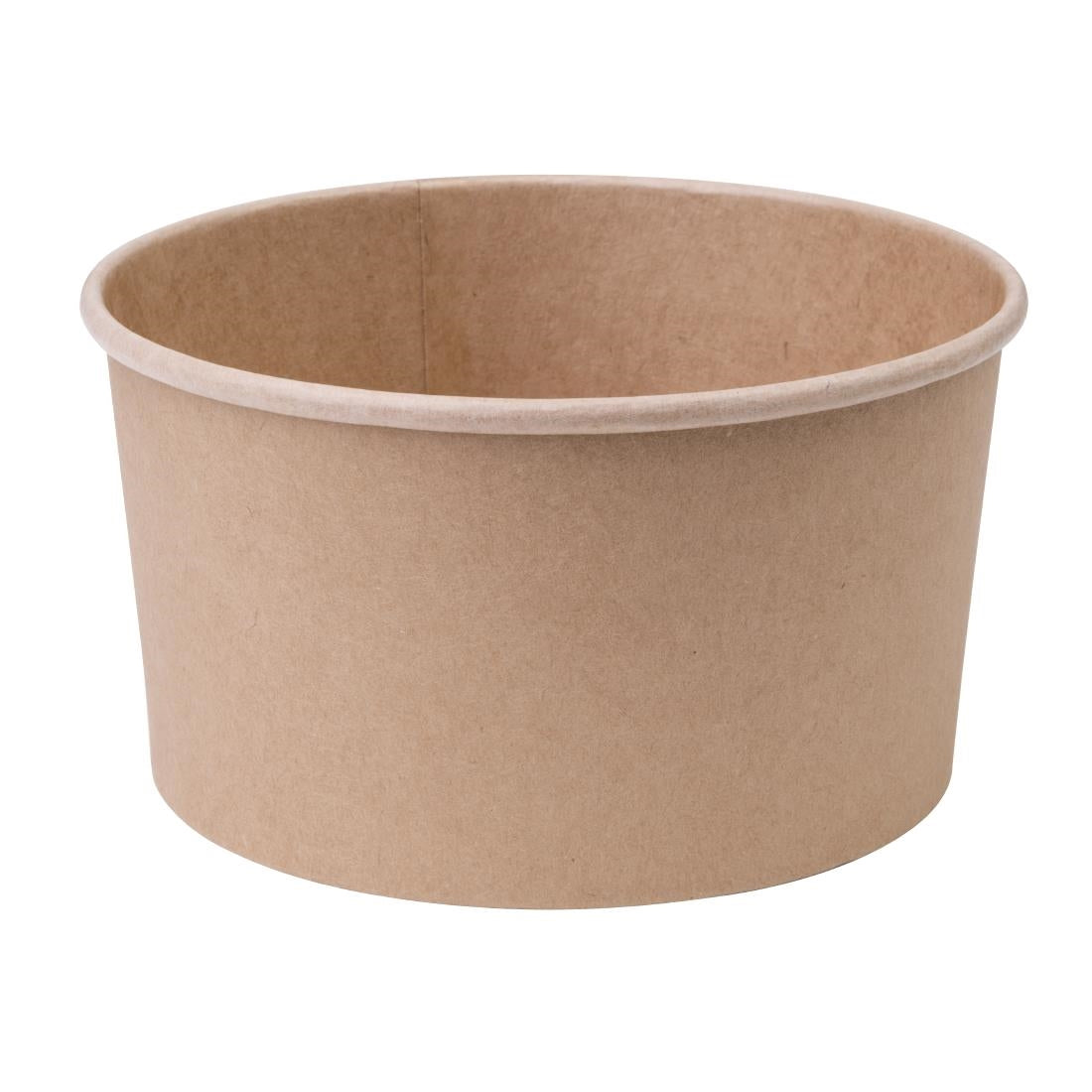 Fiesta Compostable Round Kraft Salad Bowl - 1000ml 35oz (Pack 300)