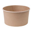 Fiesta Compostable Round Kraft Salad Bowl - 1000ml 35oz (Pack 300)