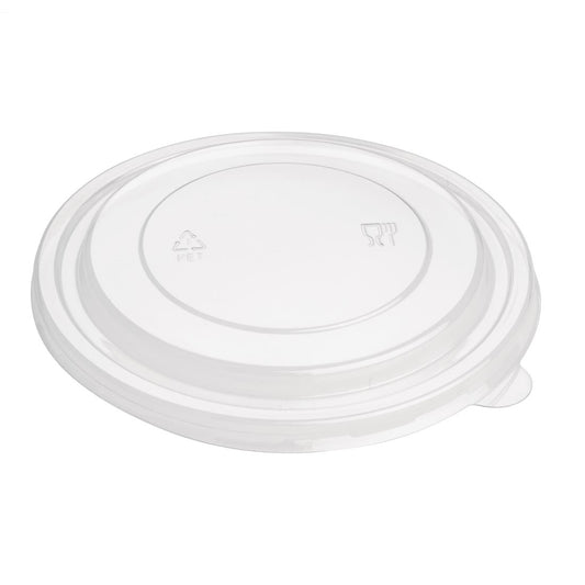 Fiesta Recyclable PET Lid for Round Salad Bowls FB196 FB197 FB198 (Pack 300)