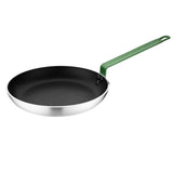 Hygiplas Frypan Aluminium Non-stick Teflon Platinum Plus Green Handle - 280x45mm