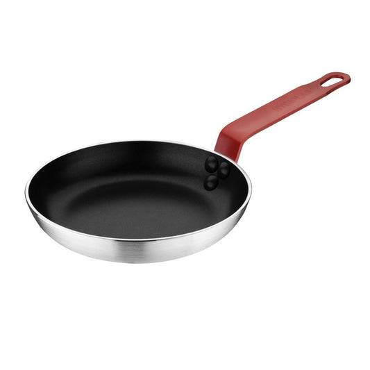 Hygiplas Frypan Aluminium Non-stick Teflon Platinum Plus Red Handle - 200x35mm