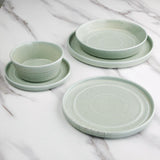 Olympia Cavolo Spring Green Flat Round Plate - 220mm 8 2/3" (Box 6)