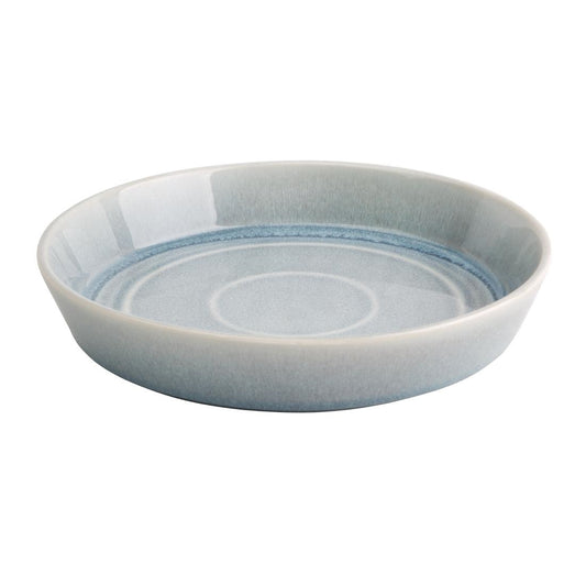 Olympia Cavolo Ice Blue Flat Round Bowl - 220mm (Box 4)