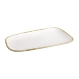 Olympia Kiln Chalk Platter Large - 335x175mm (Box 4)