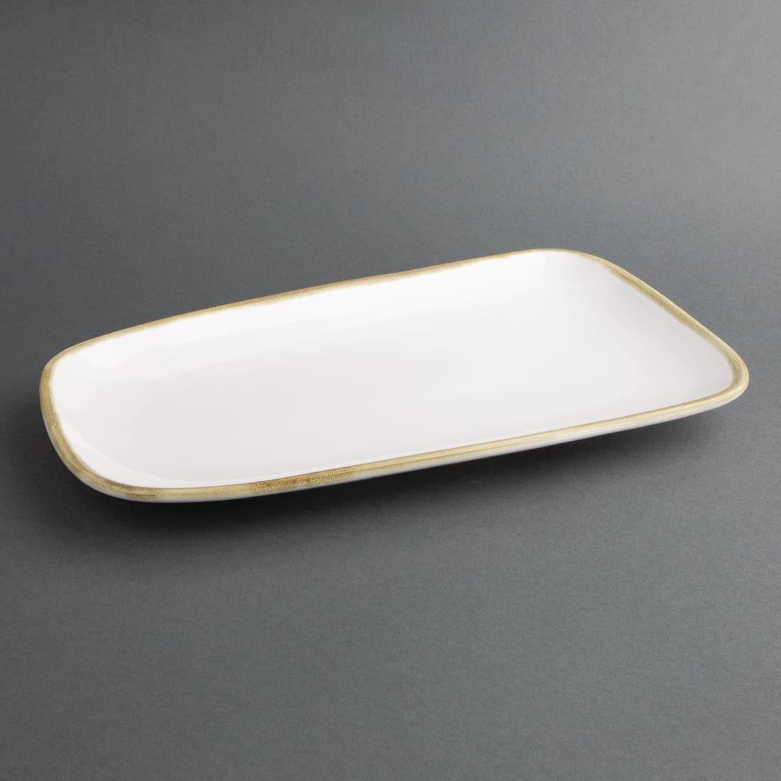 Olympia Kiln Chalk Platter Large - 335x175mm (Box 4)