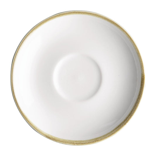 Olympia Kiln Chalk Saucer (for FB990) - 160mm (Box 6)