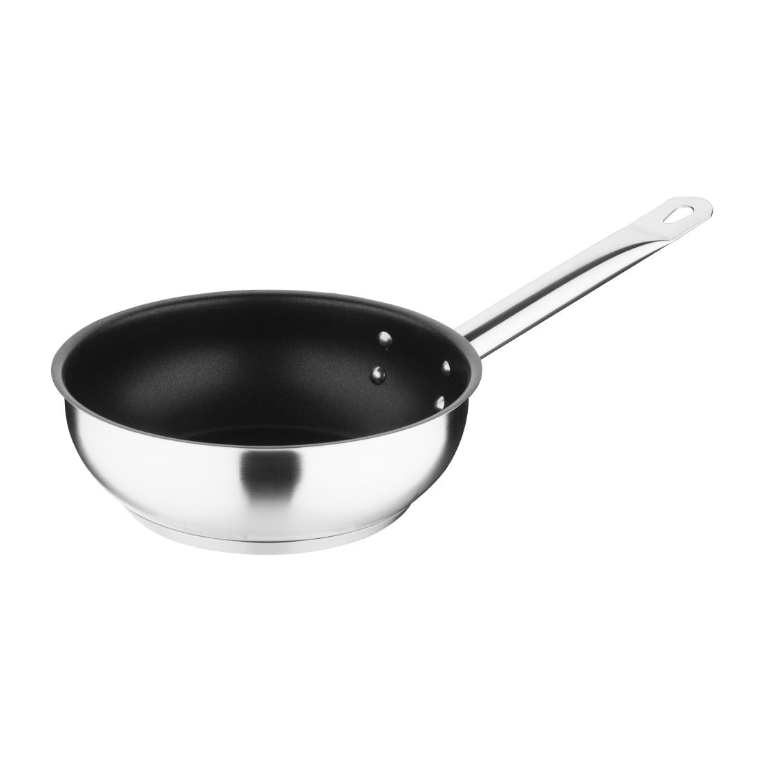 Vogue Saute Pan Teflon Platinum Plus Non Stick Coating St/St - 200mm 7 3/4"