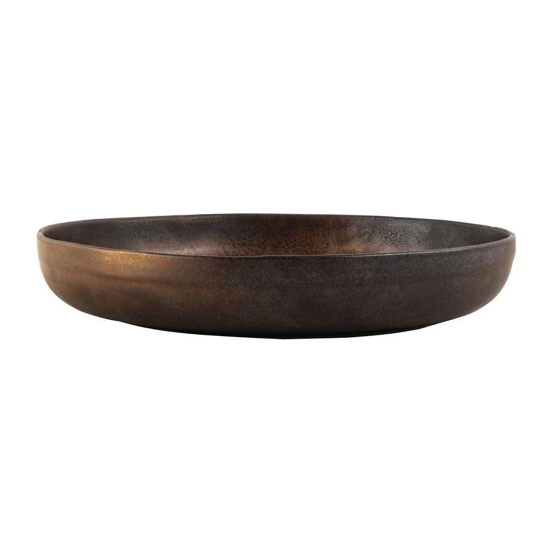 Olympia Ochre Flat Bowl - 210mm (Box 6)