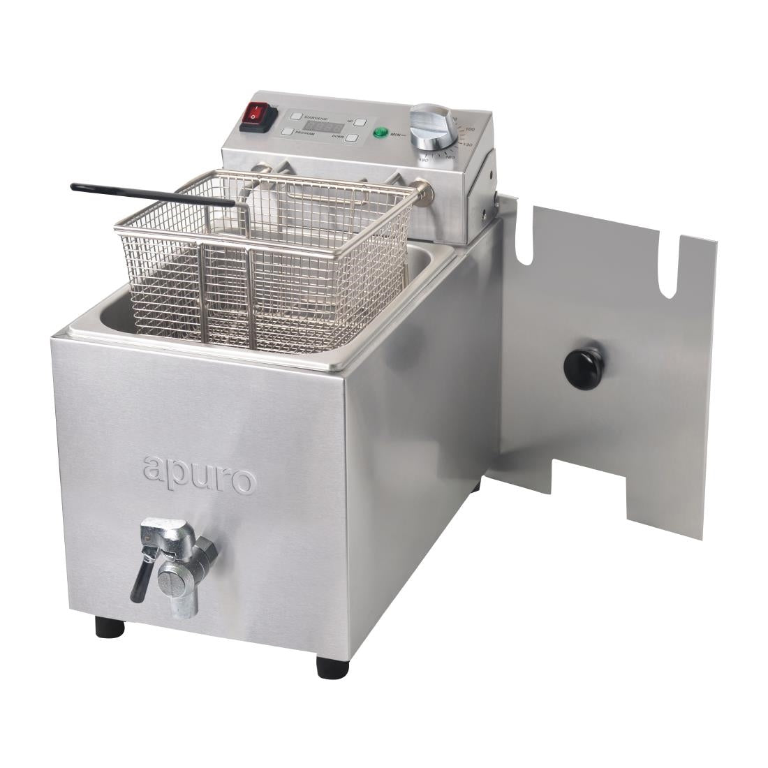 Apuro Single Fryer - 1x8Ltr 2.9kW with Timer