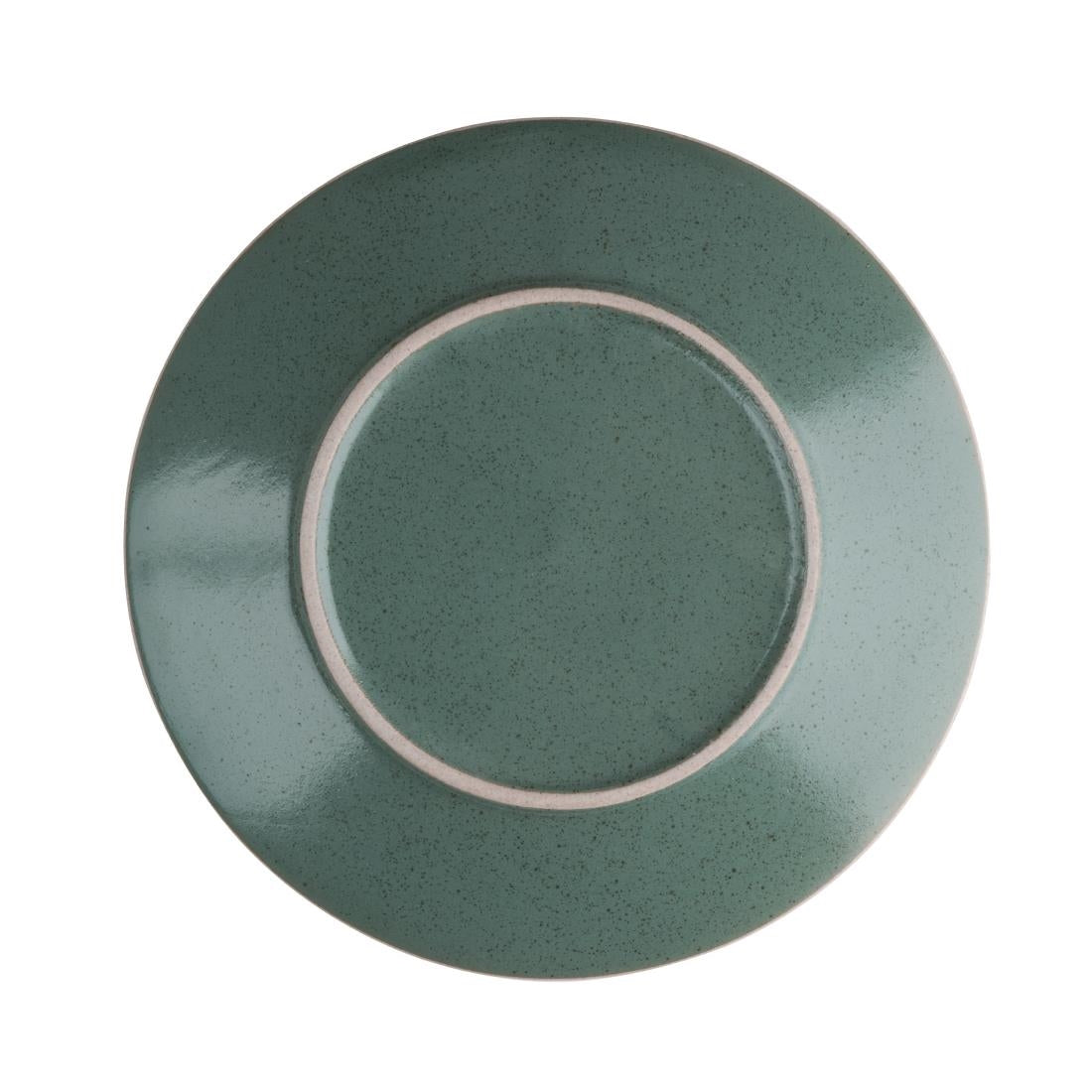 Olympia Anello Green Raw Edge Plate - 285mm (Box 4)