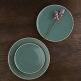 Olympia Anello Green Raw Edge Plate - 285mm (Box 4)