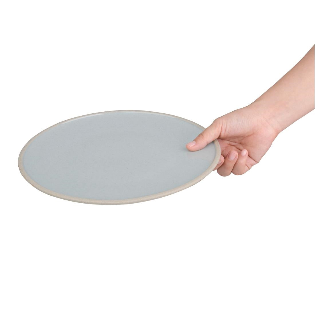 Olympia Anello Natural Raw Edge Plate - 255mm (Box 4)