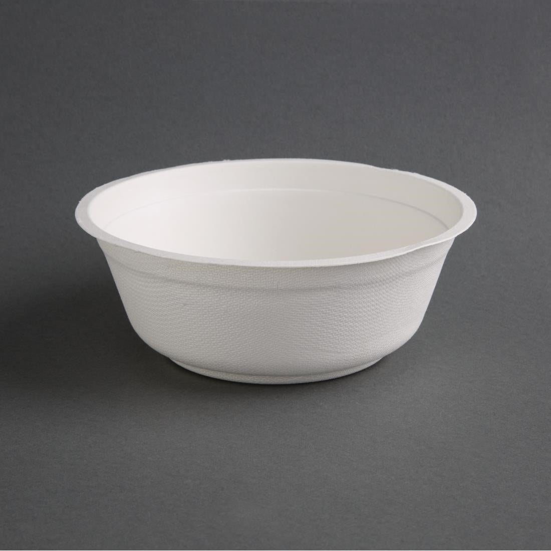 Fiesta Compostable Bagasse Round Bowl - 32oz (Pack 50)