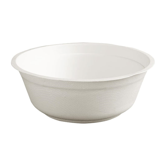 Fiesta Compostable Bagasse Round Bowl - 32oz (Pack 50)