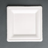 Fiesta Compostable Bagasse Square Plate 6" (Pack 50)