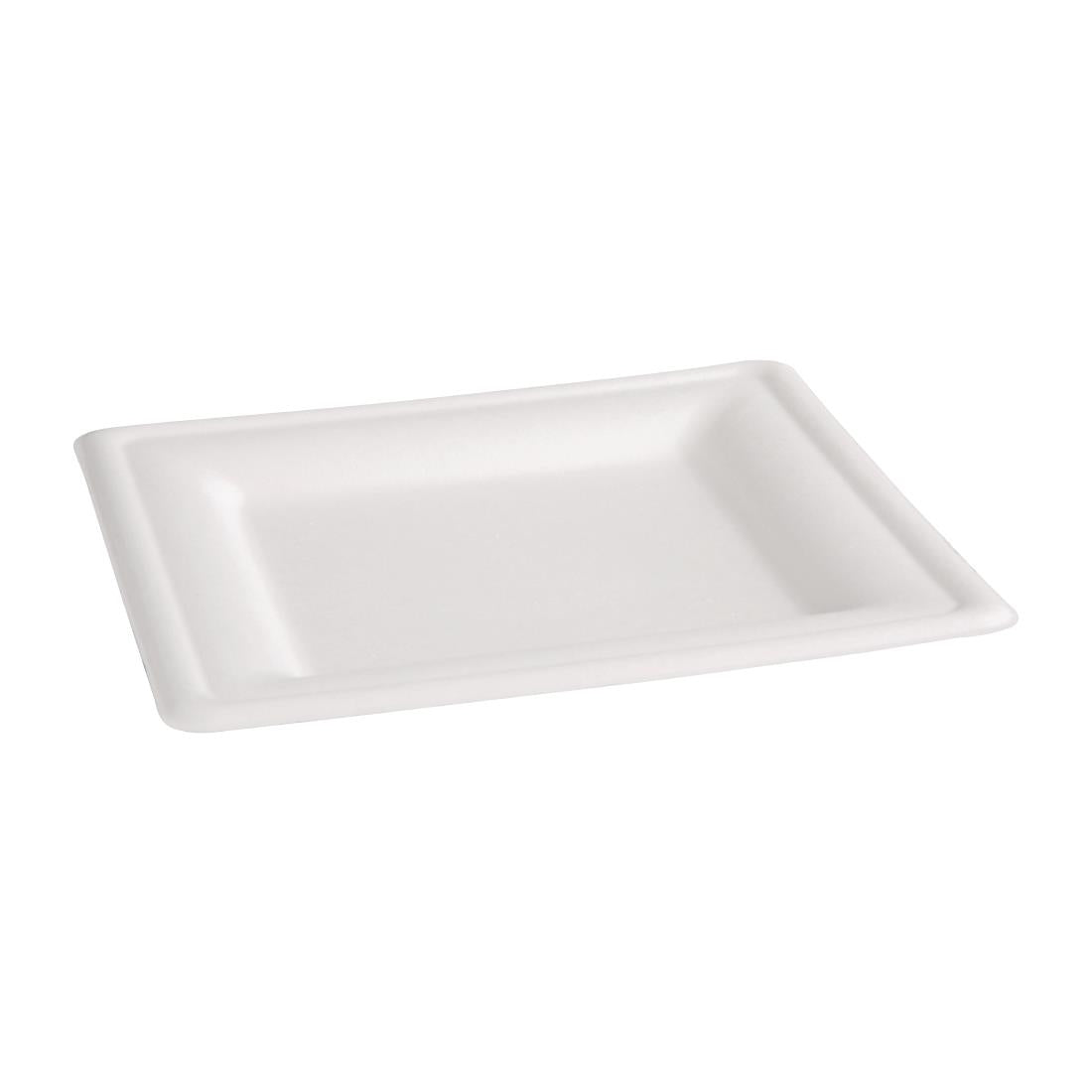 Fiesta Compostable Bagasse Square Plate 6" (Pack 50)