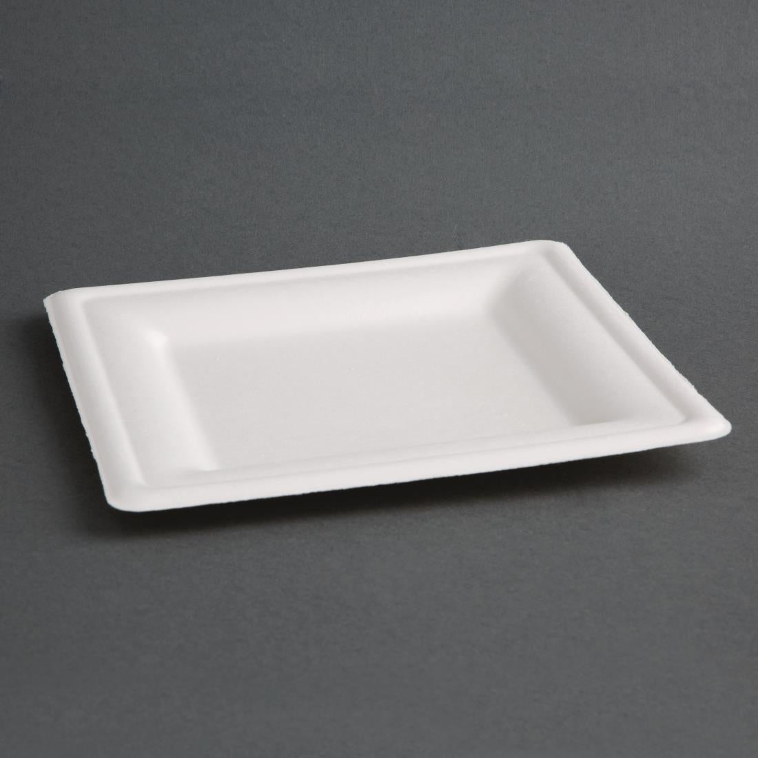 Fiesta Compostable Bagasse Square Plate 6" (Pack 50)