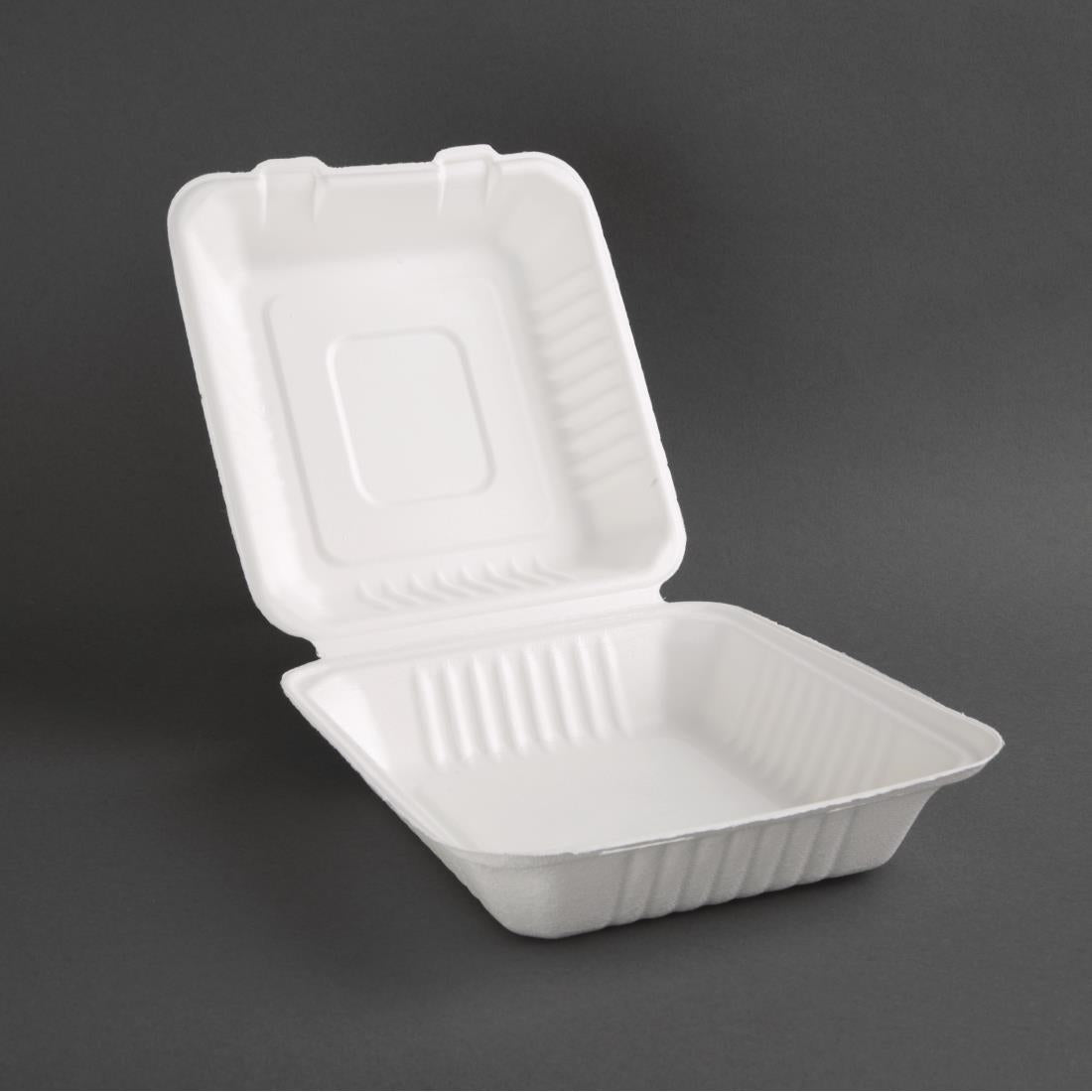 Fiesta Compostable Bagasse Food Container 8x8" (Pack 200)