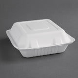 Fiesta Compostable Bagasse Food Container 8x8" (Pack 200)