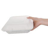 Fiesta Compostable Bagasse Food Container 9x9" (Pack 200)