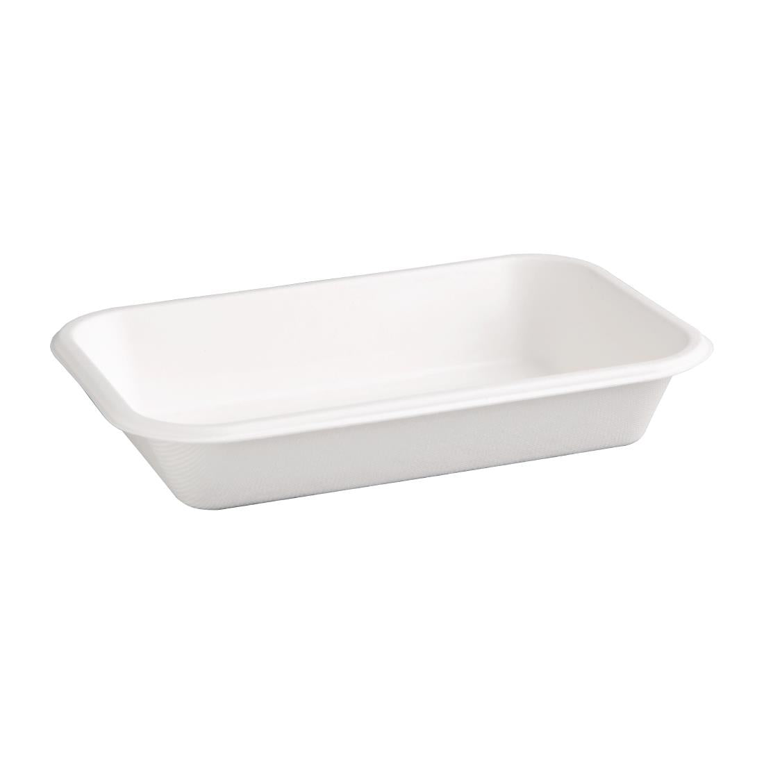 Fiesta Compostable Bagasse Tray - 24oz 8.5 x 5.5'' (Pack 50)